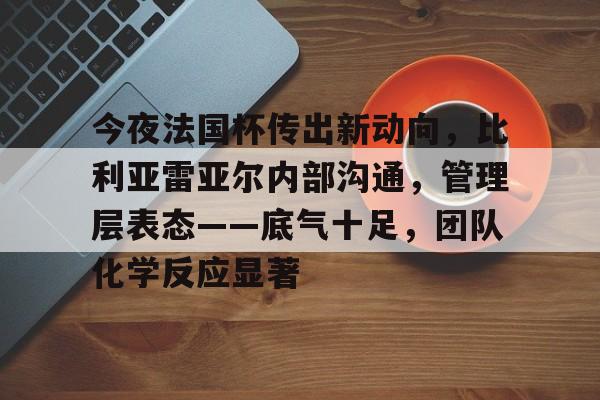 云游-关于今夜法国杯传出新动向，比利亚雷亚尔内部沟通，管理层表态——底气十足，团队化学反应显著的信息